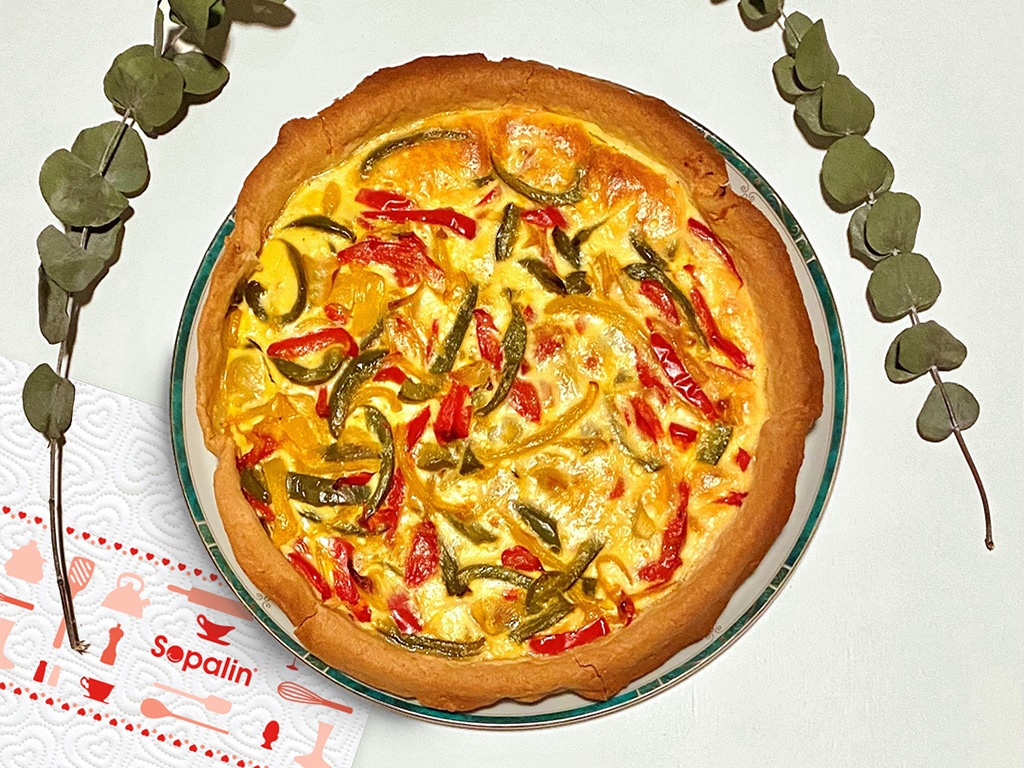 Quiche Aux Poivrons Et Au Thon Sopalin